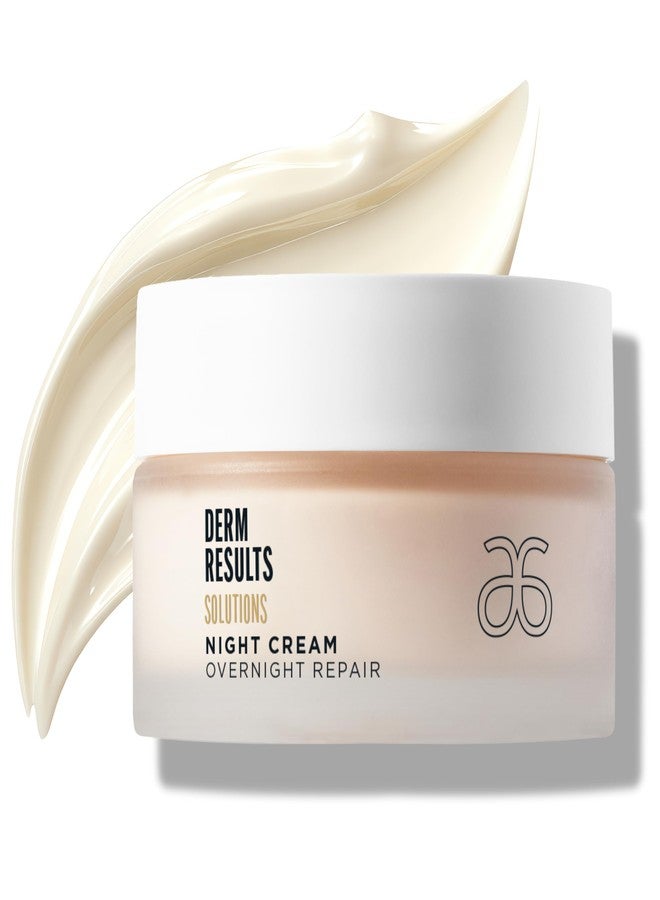 Arbonne DermResults Solutions Night Cream – Hydrating Overnight Moisturizer with Tri-Lipid Complex, Mango Butter, Vitamin E acetate, and Red Maple Bark Extract, 1.7 oz / 50 ml, by Arbonne. - Image 1